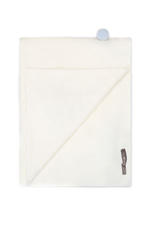 White virgin wool blanket LITTLE BEAR KIDS | 7130LATTECIELO